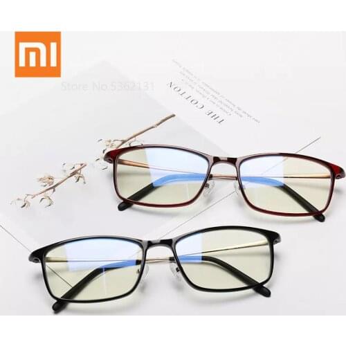 Xiaomi Mijia Blue Light Blocking Eye Glasses Clear Lens Spectacles TR90 Frame Goggles Computer Radiation Protect Eyewear