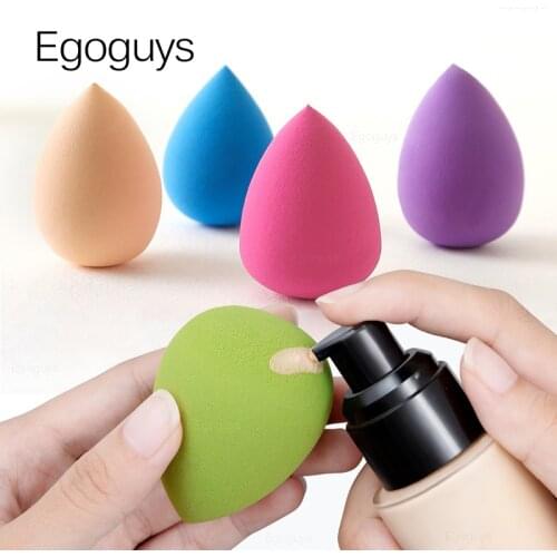 Multicolor Makeup Cosmetic Puff Dry Wet Use Sponge Powder Puff Water Drop Shape Foundation Concealer Cream Beauty Face Care Tool