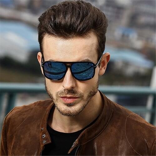 2020 polarized mens sunglasses UV400 square fashion ladies sunglasses classic brand design coated sports driving sunglasses