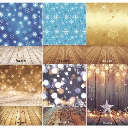 Vinyl Custom Photography Backdrops Prop Christmas day and Floor Theme Photography Background #5133