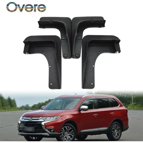 OVERE Car Front Rear Mudguards For Mitsubishi Outlander 2015 2016 2017 2018 MudFlaps Accessories Splash Guard Car-styling Fender