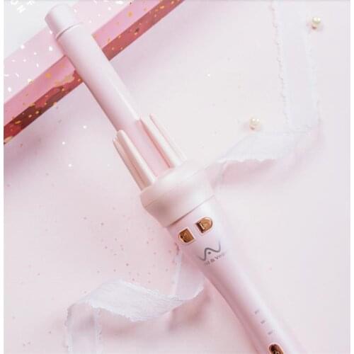 Vivid&Vogue 100% original Automatic hair curler pink champagne curling iron Electric rotary ceramics will not hurt Rollers