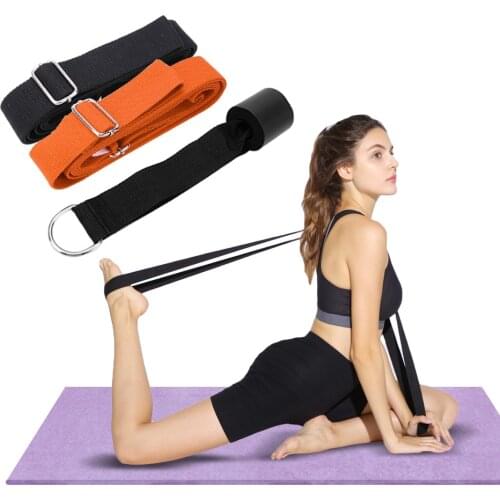 Yoga Stretch Strap Leg Stretcher Belt for Home Fitness Training with Buckle Door Window Auxiliary Dance Gymnastics Exercise