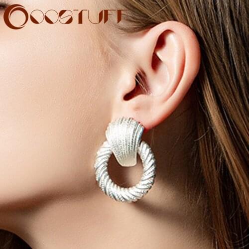 Trend Statement Stud Earrings Hanging Suspension Decorative Jewelry Pendientes for Women Korean Unusual Thing Accessories brinco