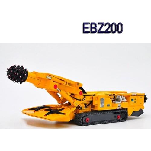 1:35 EBZ200 Engineering Vehicle Model Metal Alloy Diecast Roadheader Rotary Drilling Rig Machinery for Collectible Gift Souvenir