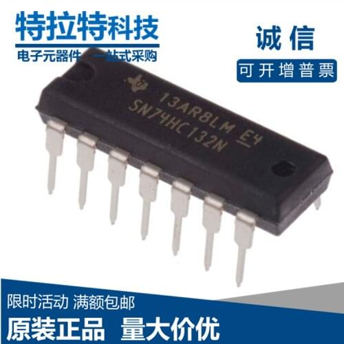 10pcs/lot 74HC132 74HC132N SN74HC132 SN74HC132N DIP IC DIP-14 New