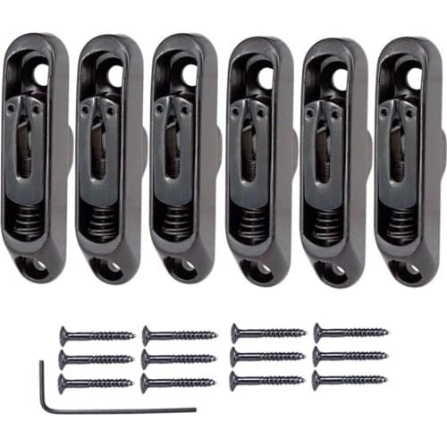 19 Pack Fine Electric Guitar Saddles Tailpiece Set w/ Screw w/ Wrenches