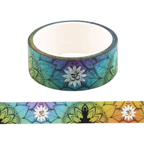 20pcs/lot BH1583 Blinghero Cartoon Yoga PatternTape 15mmX5m Washi Tape Masking Tape Adhesive Tapes Scrapbooking Tape