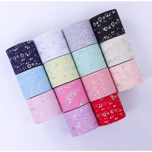 25yard mesh sequin ribbon Mesh Fabric DIY Handmade Craft Ornament Material Childrens hair decoration DIY bow accessories