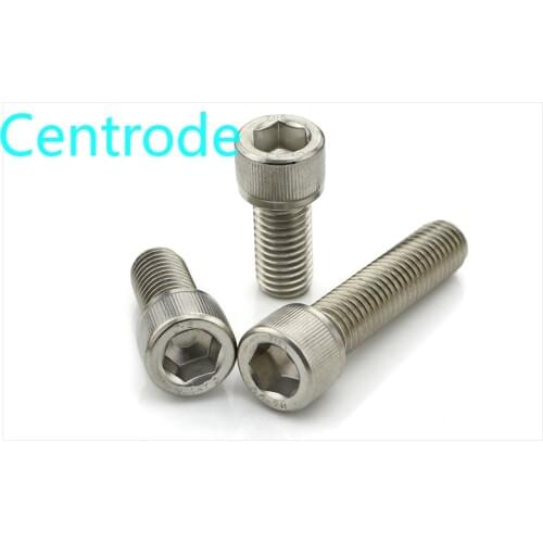 304 Stainless Steel hexagonal Socket Head Cap Screw DIN912 Cheese Head Hex Socket Bolt M4 M5 M6 10PCS