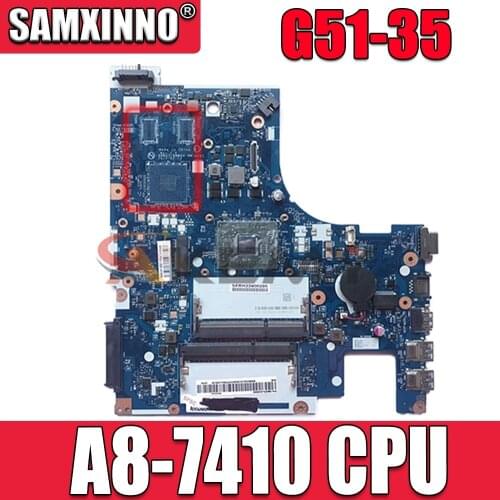 Akemy For Lenovo Ideapad G51-35 Laptop Motherboard A8-7410 CPU BMWQ3 BMWQ4 NM-A401 5B20J22828 Main Board