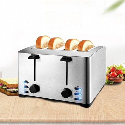 Automatic Toaster Household Toast Machine 4 Slices Breakfast Machine Toaster Stove Equipment THT-3012B