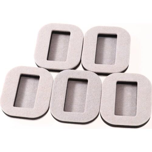 5Pcs Furniture Anti Slip Pads Felt/Plastic Legs Covers Table Chair Wheels Stopper Pulley Feet Mats for Sofa Bed Floor Protectors