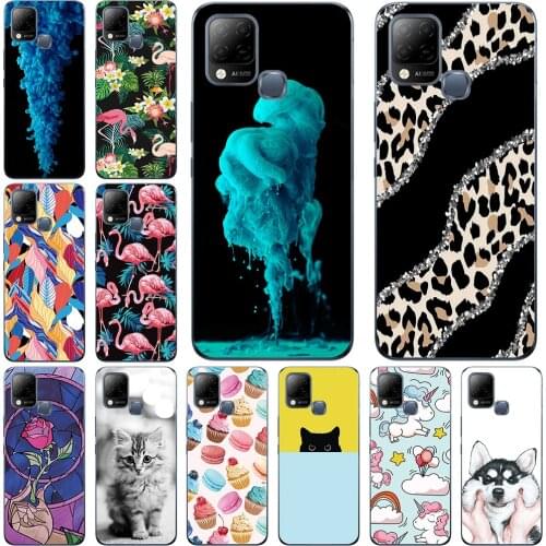 Phone Cases For Infinix Hot 10S 10S NFC 10T 2021 6.82 inch Soft TPU Cover Color Luxury Popular Printing Mobile Fashion Bags
