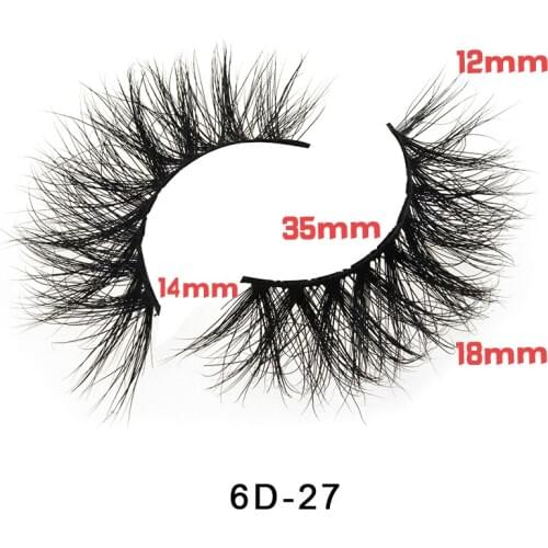 CrownLashes Luxurious Mink Hair False Eyelashes Thick Curled Full Strip Lashes Eyelash Extension Fashion Women Eyes Natural