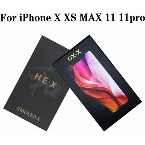 GX HE ZY Pantalla OLED Display For iPhone X XSMAX 11 11pro LCD Display Touch Screen Digitizer Assembly For iPhone X XS Max XR