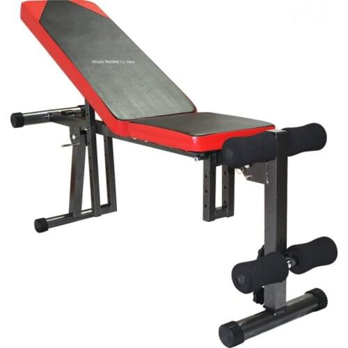 Home Gym Adjustable Weight Bed Barbell Weightlifting Exercise, Indoor Fitness Equipment Unisex Bench Press Stool Dumbbell Bench