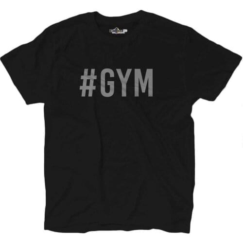 T-shirt Men 'S Gym Hashtag Social Gym Fitness Post New Generation 2 S