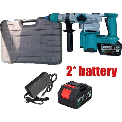 Li-Ion Battery Brushless Hammer Drill & Impact Cordless Tool Combo Kit