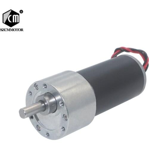 DC12V 24V Large Torque Metal Tubular Gearbox Reduction Gear Motor 35kg.cm gearmotor eccentric geared motor 10rpm to 1270rpm