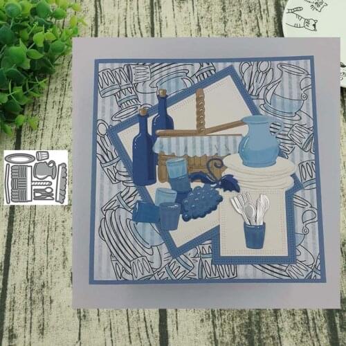 Broom METAL CUTTING DIES Stencil Scrapbooking Photo Album Card Paper Embossing Craft DIY