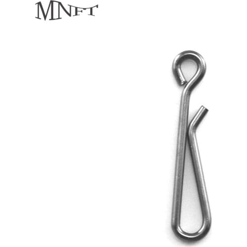 MNFT 1Pack Stainless Steel Hanging Snap Tackle Tools Connector Fishing Accessories Tackle Size 0# 1# 2# 3# 4# 5# 6