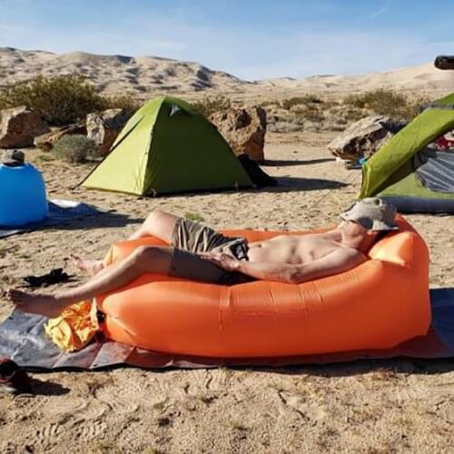 Infaltable Air Sofa Trend Outdoor Products Fast Infaltable Air Sofa Bed Good Quality Sleeping Bag Inflatable Air Bag Beach Sofa