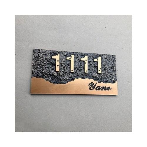House number Acrylic community number plate home property house number plate hotel hotel door stickers room number floor card