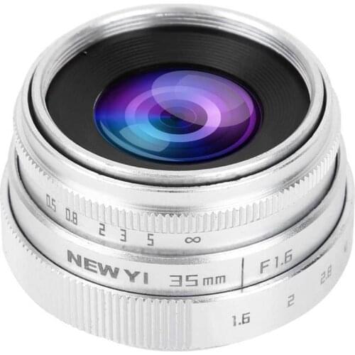 35mm F1.6 CCTV C Mount Manual Focus Large Aperture Micro Single Lens for SONY NEX Mount for M4/3 Mount for FX Mount Cameras