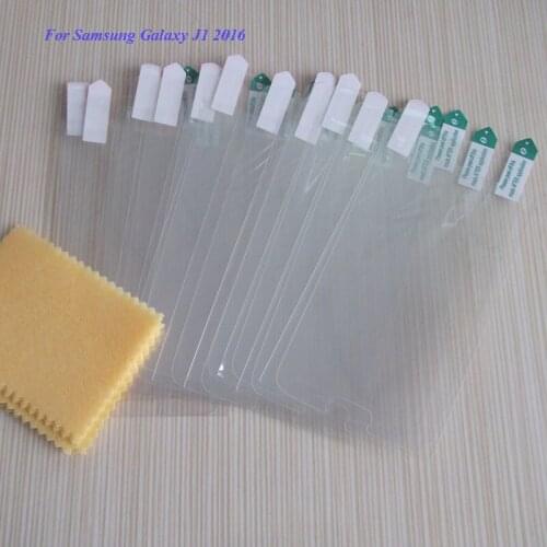 Good Quality PET Clear Guard Film For Samsung Galaxy J1 2016 Screen Protectors 100PCS&FREE SHIPPING