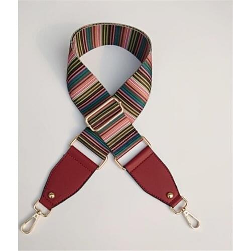 Wide Shoulder Strap Colorful Long Handbag Strap Adjustable Bag Wild Single Shoulder Replacement Bag Accessories for Women