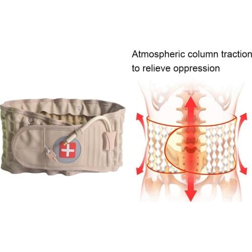 Universal Inflatable Waist Traction Belt Decompression Waist Massager Pain Relief Spinal Support Brace Air Traction Physio Bands