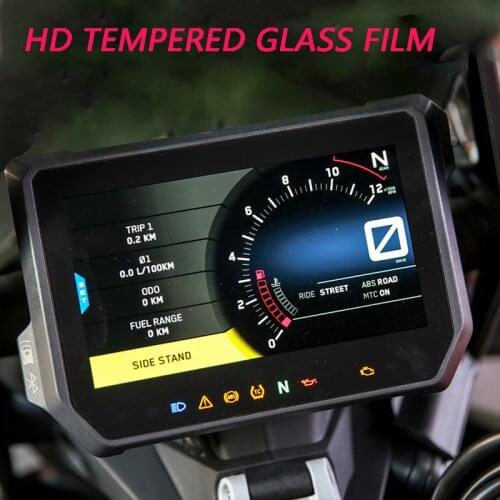 Free Shipping Motorcycle Cluster Scratch Protection Film Screen Protector For KTM 1290ADV S R 1290 ADV HD Tempered Glass Film