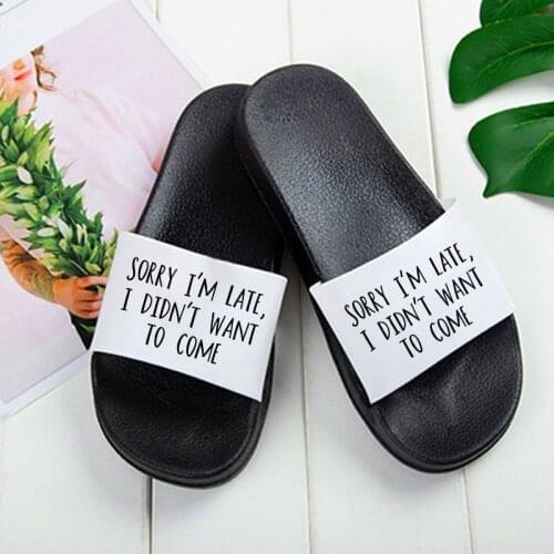 2021 New Summer Slippers Women non-slip wear slippers Beach Sandals Fashion Open Toe Slides Letters slippers Outdoor Slippers
