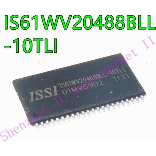 1pcs/lot IS61WV20488BLL-10TLI IS61WV20488 TSOP-44 2M x 8 HIGH-SPEED CMOS STATIC RAM