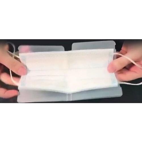 20/10pcs Foldable Disposable Masks Storage Box Portable Masks Organizer Container Case Mask Bag Keeper Saves MasksFolding