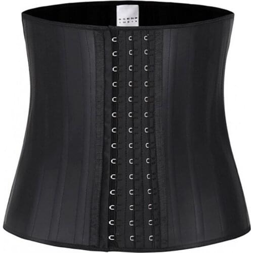 25 Steel Bone Latex Waist Trainer Women Binders And Shapers Corset Modeling Strap Body Shaper Colombian Girdles Slimming Belt