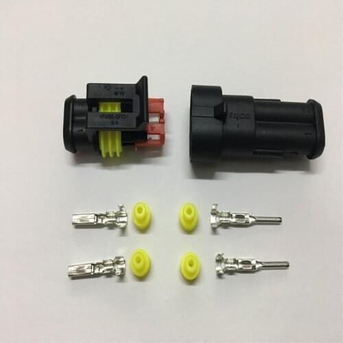282104-1 282080-1 Freeshipping 200sets DJ7021-1.5-11/21 2Pin AMP Car Electrical Wire Connectors for VW,BMW,Audi,Toyota,NISSAN