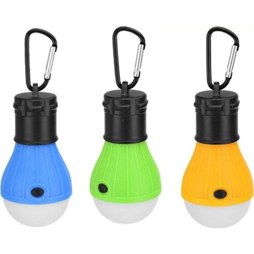 3pcs Waterproof LED Camping Lamp Tent Lamp Light Bulb Set Emergency Light Adventure Lumens for Camping Fishing