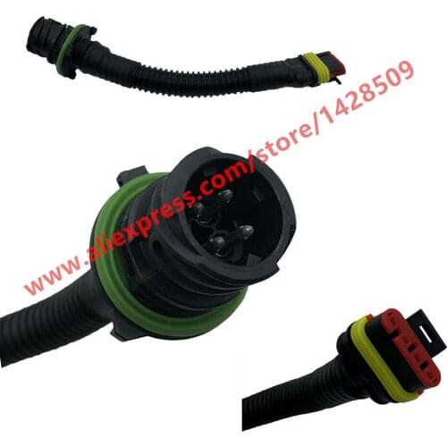 4 Pin Automotive Cable Conversion Socket For Weichai 3602525-76W Urea Liquid Level Sensor Plug