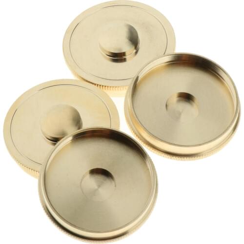 4Pcs French Horn Cylinder Lower Cover Caps Parts French Horn Intruments