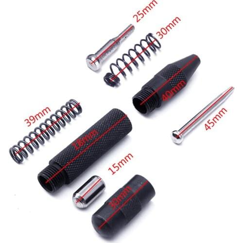 5" Automatic Centre Punch Heavy Duty Spring Loaded Metal Wood Press Dent Marker X4YE