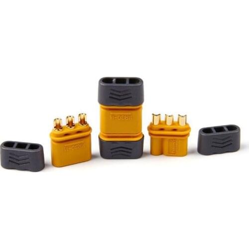 5Pairs 10PCS Amass MR30 Connector Plug With Sheath Female & Male For RC Quadcopter FPV Racing Drone Lipo Battery