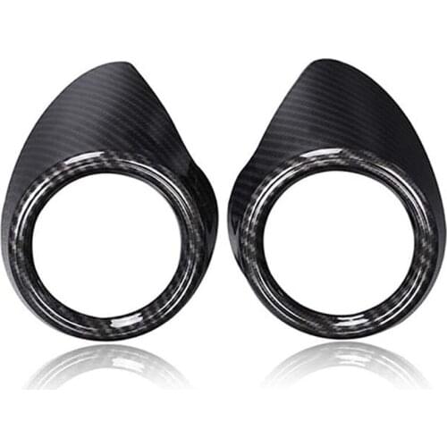 Car Rear Row Air Conditioning Vent Outlet Cover Trim for Alfa Romeo Giulia 2019 Air Outlet Decorative Ring