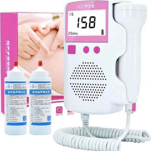 Doppler Fetal Heart Rate Monitor For Pregnant Without Radiation Stethoscope Listening To Fetal Heart Rate Tool