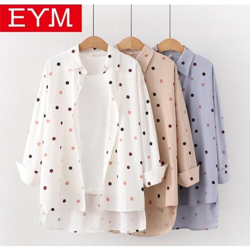 Блузки в горошек EYM China At AliExpress