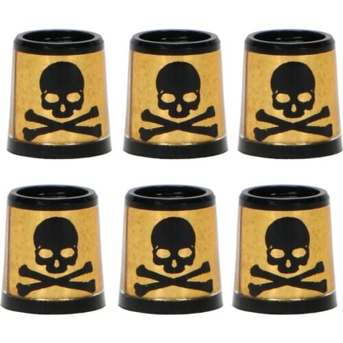 Golf club ferrule 0.370 Available for irons shaft black skull pattern Wholesale free shipping