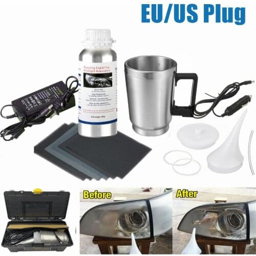 2021 Chemical Polished Headlight Kit Headlights Liquid Polymer Clean Car Headlights Means For Polishing The Headlights
