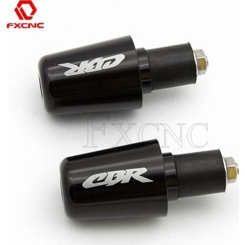 Logo" CBR "CNC Motorcycles Handlebar Steering Counterweight Fists Hand Grips Bar End Slider For Honda CBR500R CBR600R CBR 954 RR