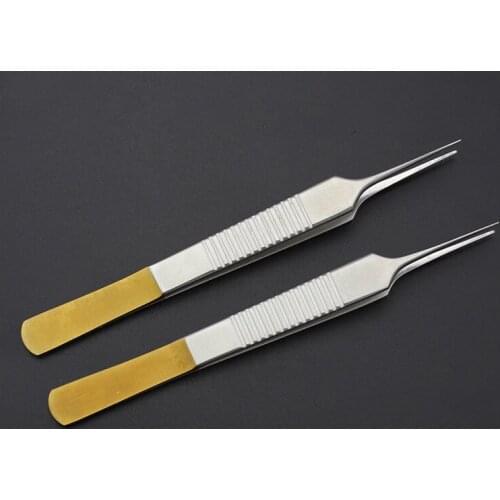 Micro Tweezers Instruments Double Eyelid Micro Tweezers Toothed Tweezers